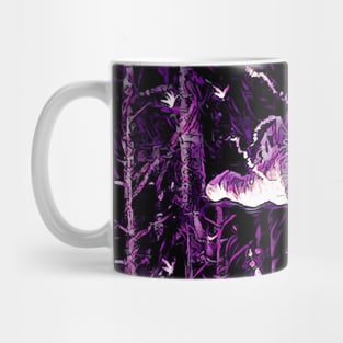 Flying astronaut (Purple) Mug